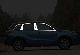 Suzuki Vitara 4 LY Chrom Türzierleisten B Säule Türsäule Abdeckung