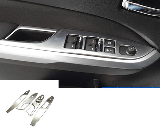 Suzuki Vitara 4 LY Chrom Abdeckung Fenster Heber Schalter Taster Rahmen