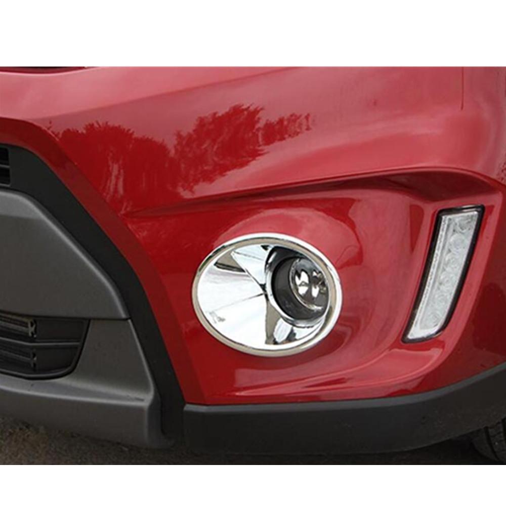 Suzuki Vitara 4 LY Chrom Nebelscheinwerfer Licht Abdeckung Rahmen Vorne