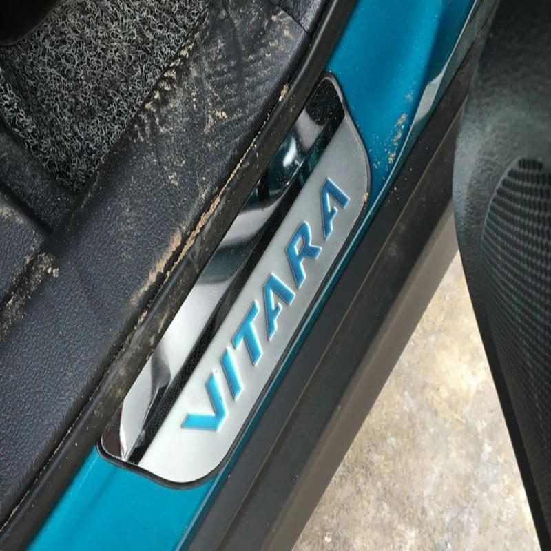 Suzuki Vitara 4 LY Edelstahl Einstiegs Leisten Tür Schweller Auflage Abdeckung