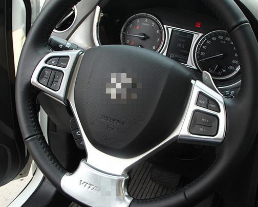 Suzuki Vitara 4 LY Chrom Lenkradbezug Lenkradhülle Abdeckung Rahmen
