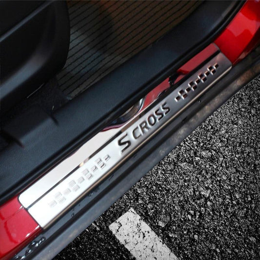 Suzuki SX4 S-Cross 2 Edelstahl Einstiegs Leisten Tür Schweller Auflage Abdeckung