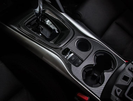 Renault Kadjar Chrom Carbon Schaltehebel Getriebe Getränke Halter Abdeckung
