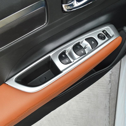 Renault Koleos HC Chrom Fenster Heber Schalter Taster Abdeckung Rahmen