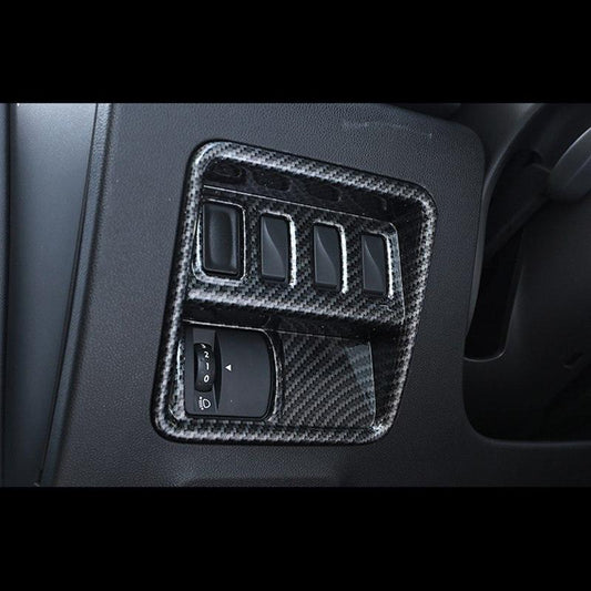 Renault Koleos HC Carbon Licht Schalter Abdeckung Rahmen