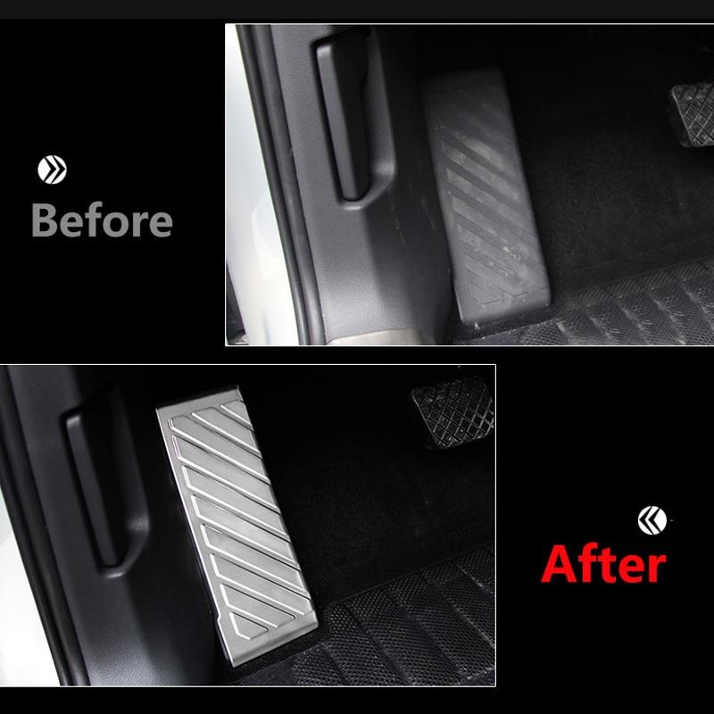 VW Tiguan MQB Edelstahl Fußstütze Pedal Kappen Abdeckung