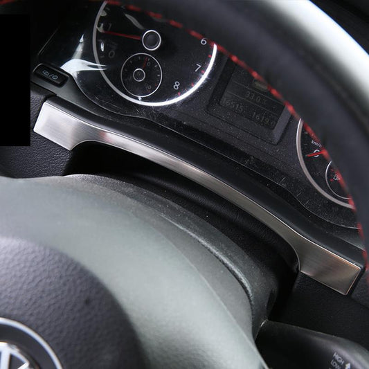 VW Tiguan PQ35 Edelstahl Mittelkonsole Armaturenbrett Geschwindigkeitsmesser Abdeckung Leiste