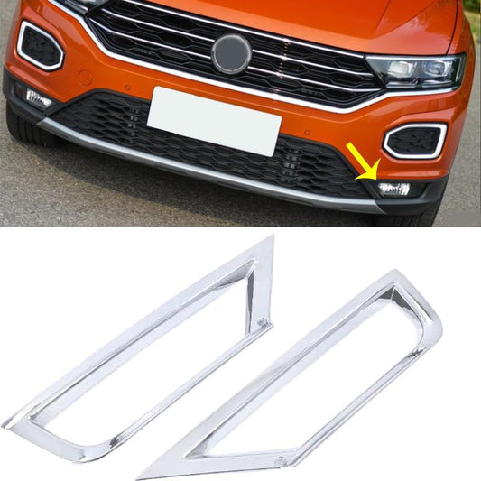VW T-Roc MQB Chrom Nebelscheinwerfer Licht Vorne Abdeckung Rahmen