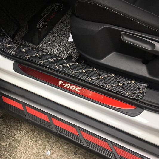 VW T-Roc MQB Rot Einstiegs Leisten Tür Schweller Auflage Abdeckung