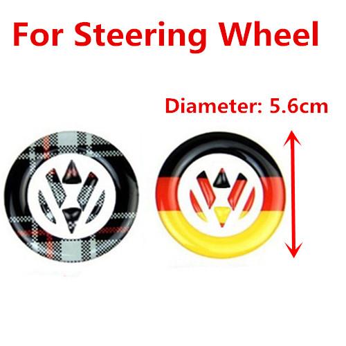 VW Aufkleber Logo Etikett für Lenkrad Kühlergrill Kofferraum
