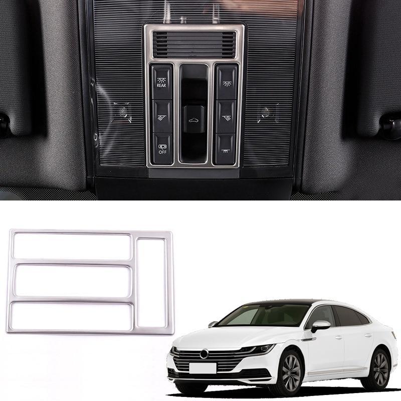 VW Passat B8 Edelstahl Innenraumleuchte Dach Leselicht Abdeckung