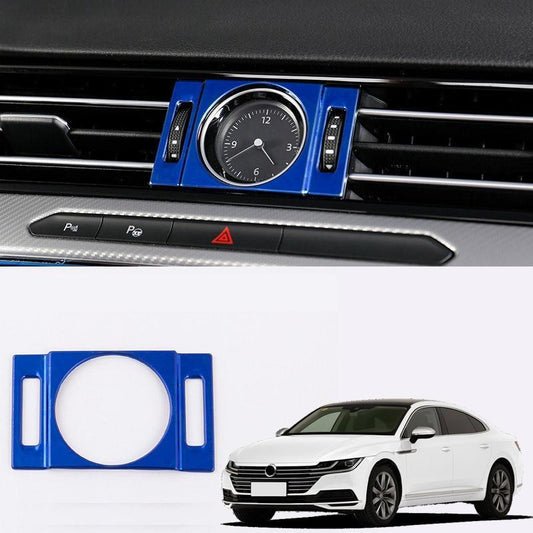 VW Passat B8 Edelstahl Armaturenbrett Uhr Luftdüsen Lüftung Abdeckung