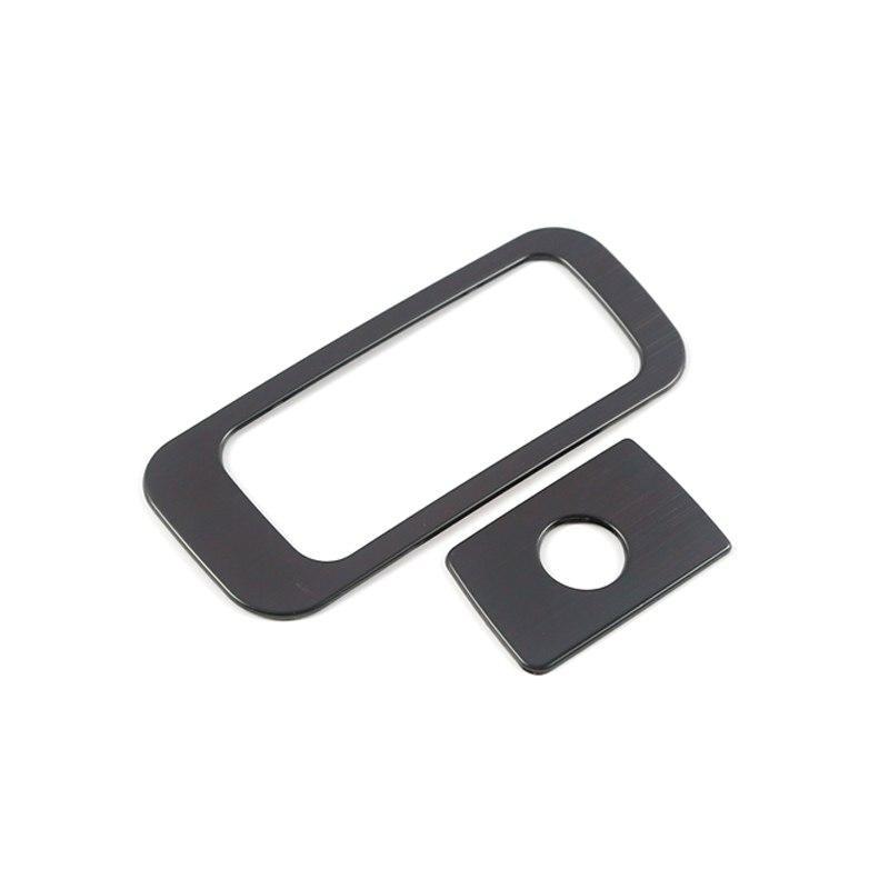 VW Passat B8 Edelstahl Griff Hebel Handschuh Fach Kasten Abdeckung Rahmen