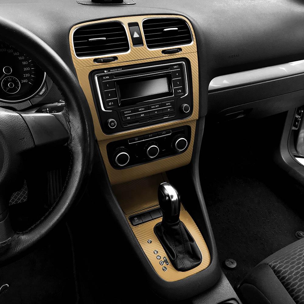 VW Golf 6 Mittelkonsole Armaturenbrett Luftdüsen Lüftungsgitter Schaltehebel Getriebe Gehäuse Aufkleber Etikett