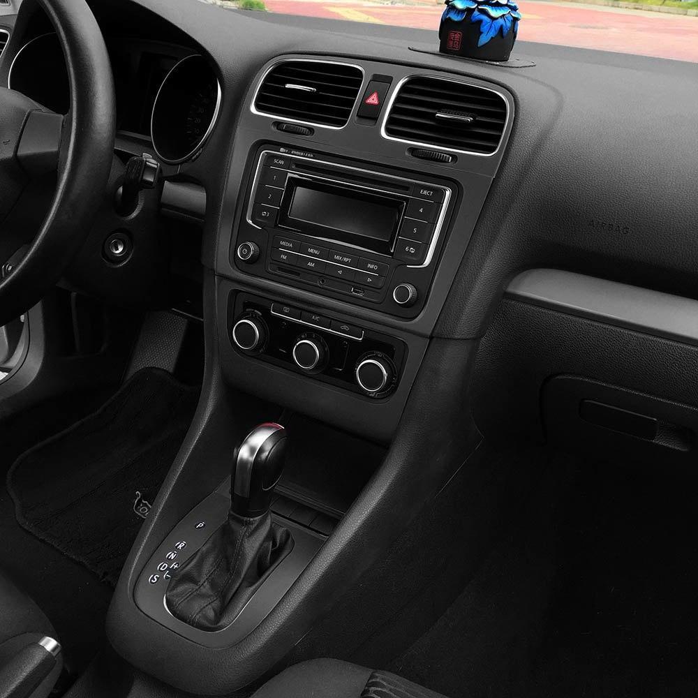 VW Golf 6 Mittelkonsole Armaturenbrett Luftdüsen Lüftungsgitter Schaltehebel Getriebe Gehäuse Aufkleber Etikett