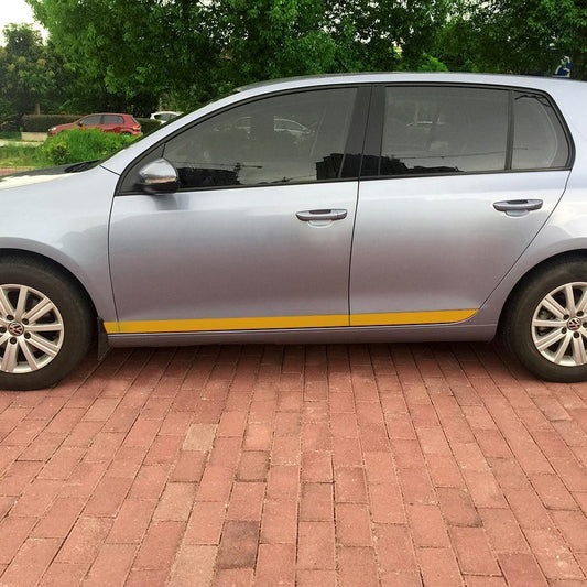 VW Golf 6 Zierleisten Seitenzierleisten Türleisten Aufkleber Etikett
