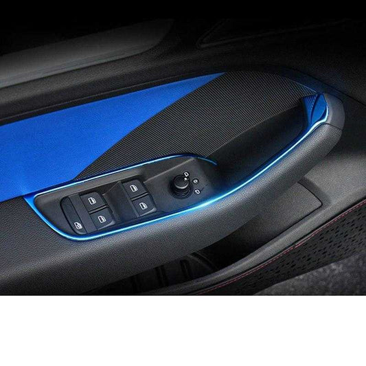 Audi A3 8V Edelstahl Fenster Heber Schalter Taster Abdeckung Rahmen