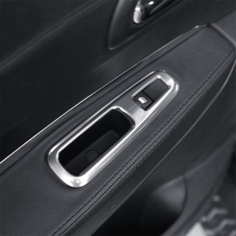 Peugeot 3008 Chrom Fenster Heber Schalter Taster Abdeckung Rahmen