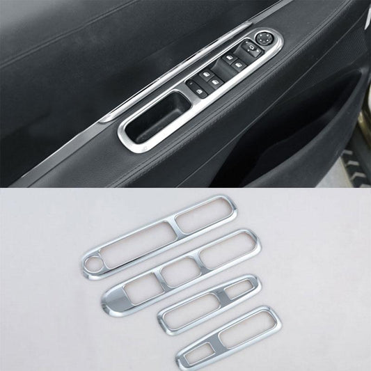 Peugeot 3008 Chrom Fenster Heber Schalter Taster Abdeckung Rahmen