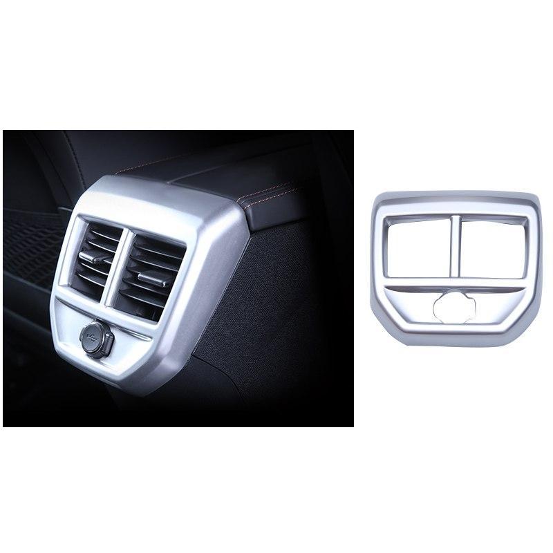 Peugeot 3008 II / 5008 II Chrom Carbon Armlehne Luftdüsen Lüftung Abdeckung Rahmen