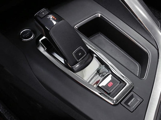 Peugeot 3008 II / 5008 II Chrom Schaltehebel Getriebe Gehäuse Abdeckung