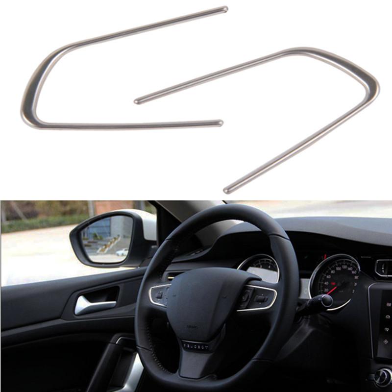 Peugeot 508 I Chrom Lenkradbezug Lenkradhülle Abdeckung Rahmen