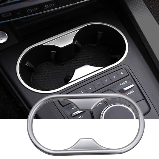 Audi A4 B9 / A5 B9 Chrom Mittelkonsole Getränke Becher Wasser Halter Abdeckung