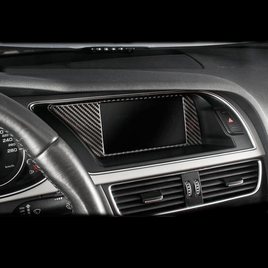 Audi A4 B8 / A5 B8 Carbon Mittelkonsole Armaturenbrett Bildschirm Rahmen Abdeckung