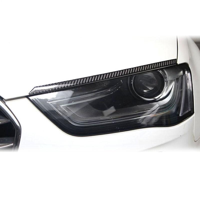 Audi A4 B8 / A5 B8 Carbon Licht Leuchte Scheinwerfer Vorne Leiste Abdeckung
