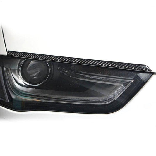 Audi A4 B8 / A5 B8 Carbon Licht Leuchte Scheinwerfer Vorne Leiste Abdeckung
