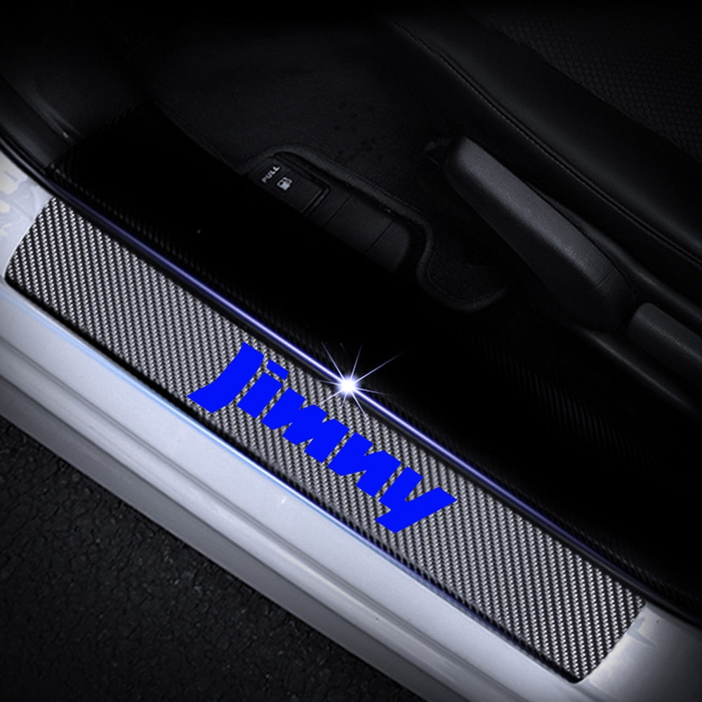 Suzuki Jimny 3 JB53 Carbon Imitation Einstiegs Tür Schweller Aufkleber Etikett