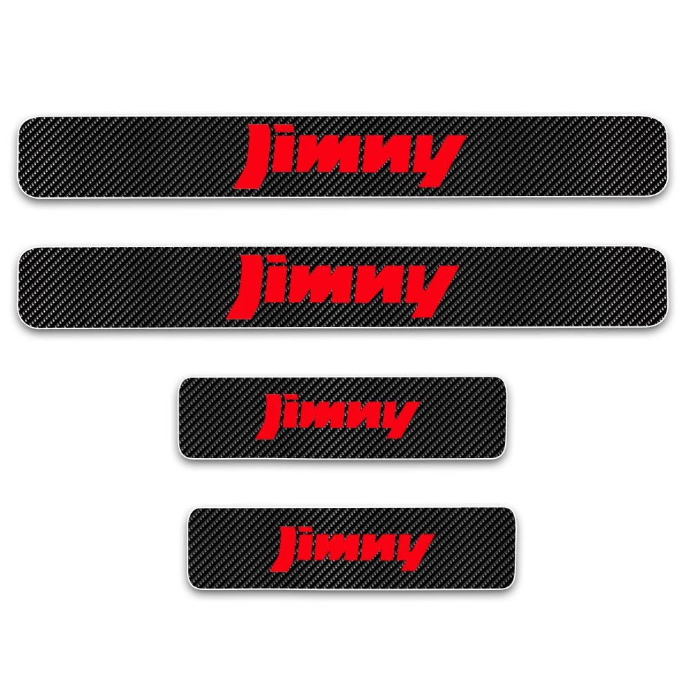Suzuki Jimny 3 JB53 Carbon Imitation Einstiegs Tür Schweller Aufkleber Etikett