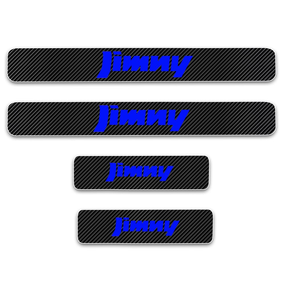 Suzuki Jimny 3 JB53 Carbon Imitation Einstiegs Tür Schweller Aufkleber Etikett