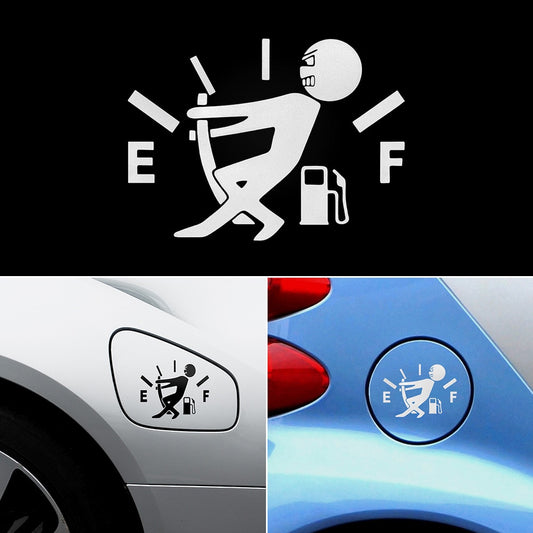 Leerer Auto-Tank Kraftstoff Tankanzeige Vinyl Aufkleber Sticker