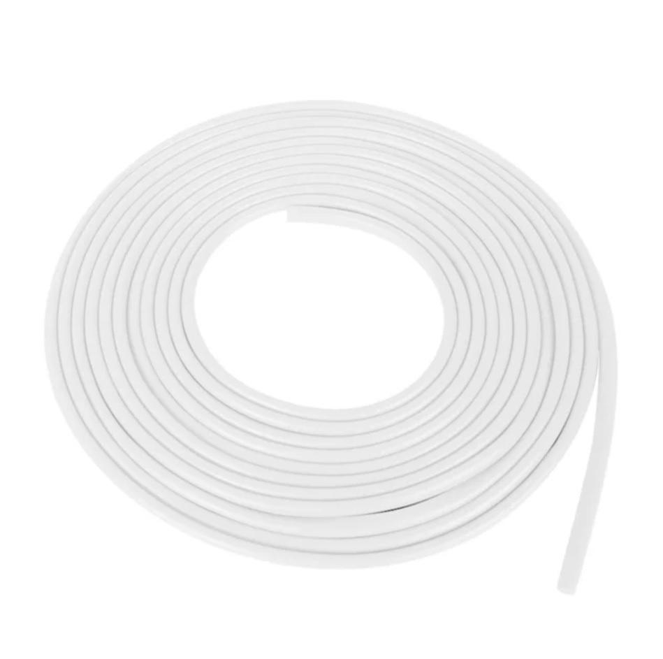 Auto Türkantenschutz - Selbstklebende Gummileiste 5m Weiß/schwarz