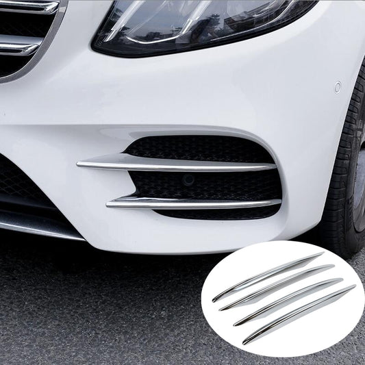 Mercedes E W213 Chrom Nebelscheinwerfer Licht Vorne Abdeckung Leiste
