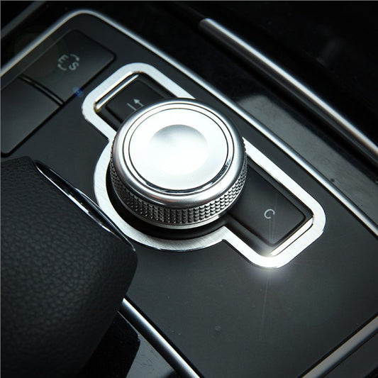 Mercedes C W204 / E C207 W212 / GLK X204 Chrom Mittelkonsole Multimedia Knopf Abdeckung