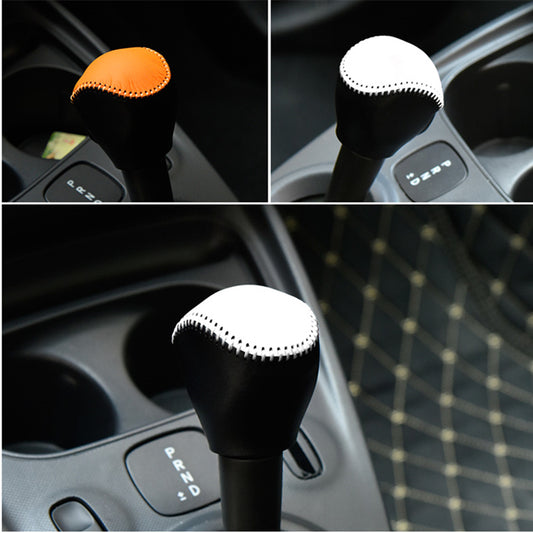 Smart fortwo forfour Schaltknauf Schalthebel Lederimitat Abdeckung