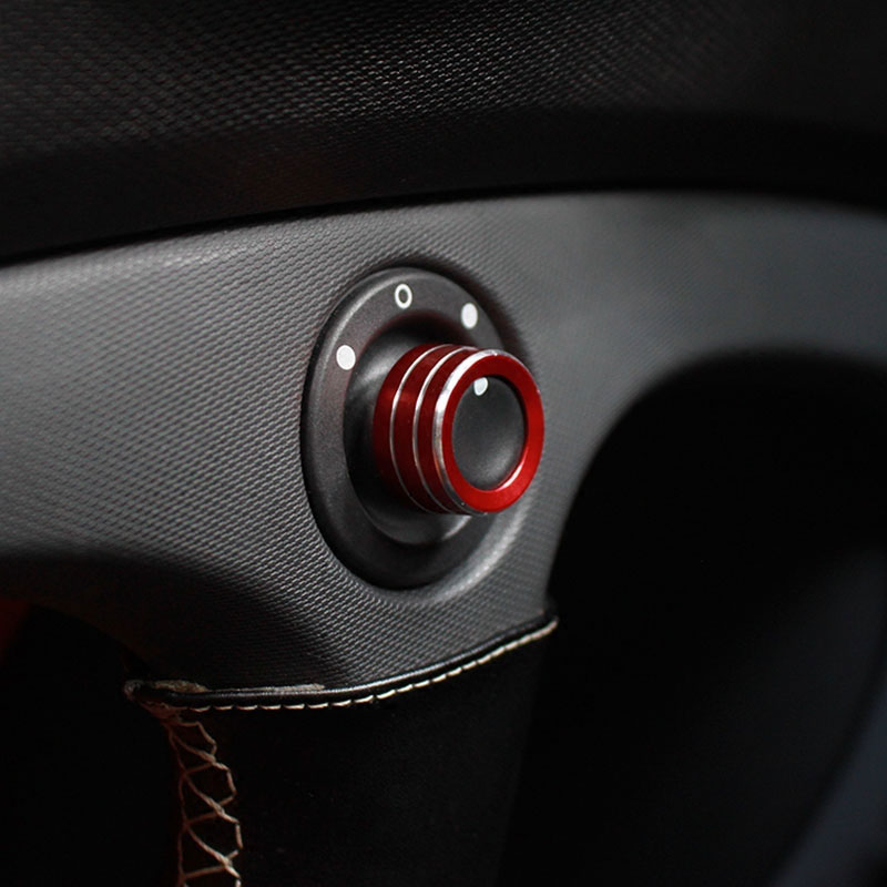 Smart fortwo forfour Rückspiegel Knopf Schalter Rahmen