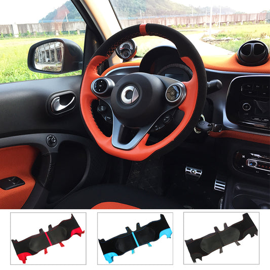 Smart fortwo forfour Lederimitat Lenkradbezug Lenkradhülle Abdeckung