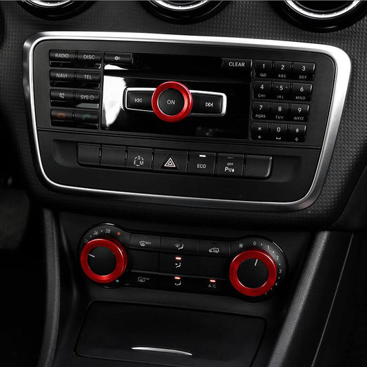 Mercedes A / B / CLA / GLA / GLC / GLE / GLK Klimabedienteil Heizungsbedienteil AC Steuerung Ringe Abdeckung