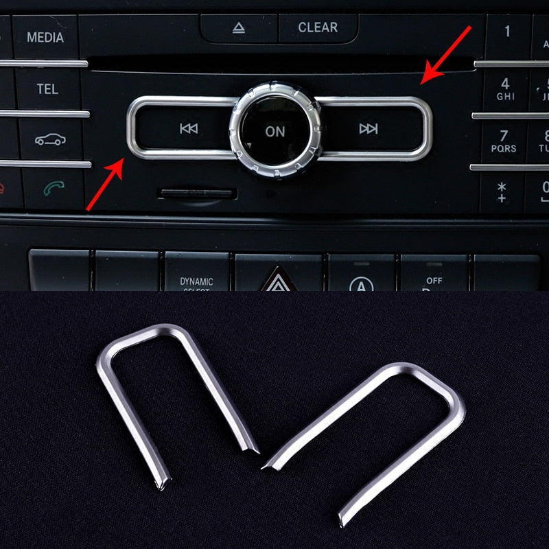 Mercedes A / B / CLA / GLA / GLC / GLE / GLK Mittelkonsole Radio CD Schalter Abdeckung