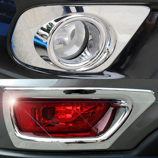 Fiat Freemont I Chrom Nebelscheinwerfer Rücklicht Leuchte Abdeckung Rahmen