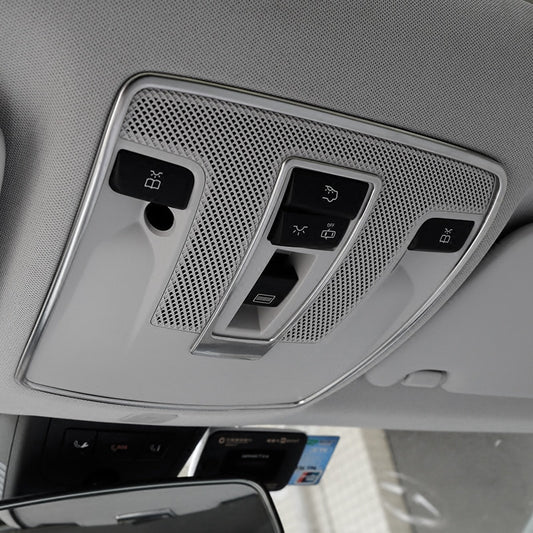 Mercedes GLE C292 W166 / GLS X166 Edelstahl Innenraumleuchte Dach Leselicht Abdeckung Rahmen