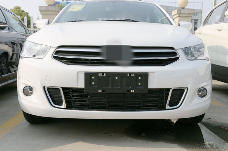 Citroën C-Elysée Chrom Kühlergrill Gitter Streifen Abdeckung