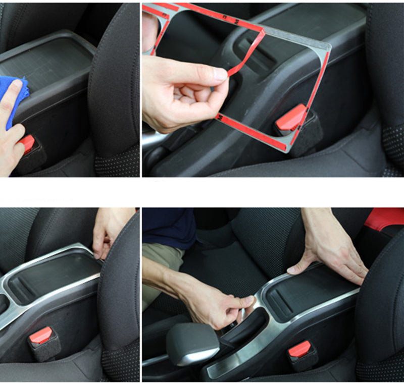 Citroën C-Elysée Chrom Schaltknauf Schalthebel Mittelkonsole Abdeckung
