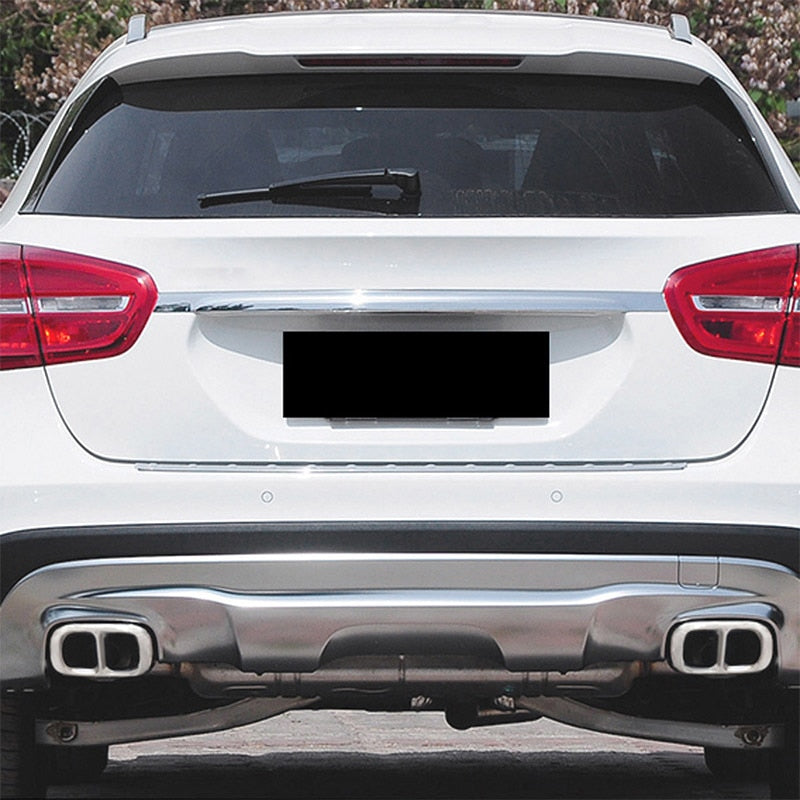 Mercedes GLA X156 Edelstahl Auspuff Blende Endrohr Schalldämpfer Abdeckung