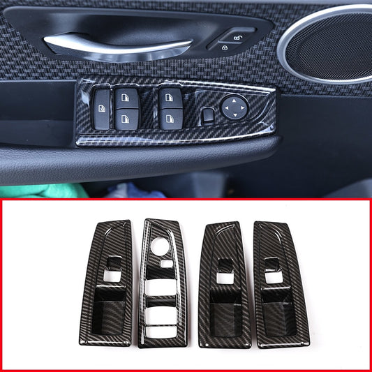 BMW 2 F45 F46 Carbon Fenster Heber Schalter Taster Abdeckung Rahmen