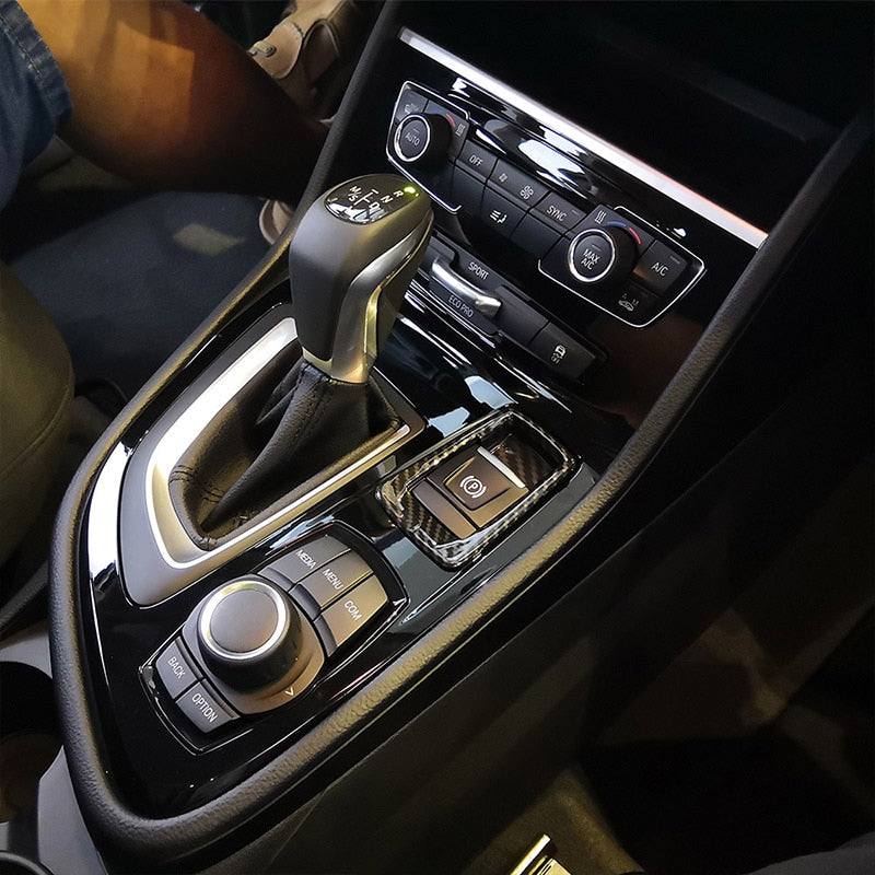 BMW 2 F45 F46 Carbon Elektronische Handbremse Rahmen Abdeckung