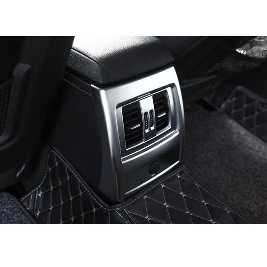 BMW 3 F30 F31 F34 Chrom Carbon Mittelkonsole Armlehne Luftdüsen Lüftung Abdeckung
